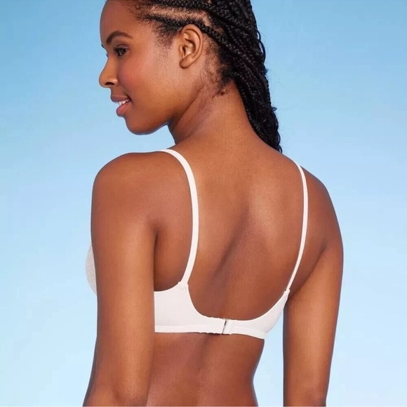 NWT Wild Fable Swim Crochet Tie Front Bralette Bikini Top SZ XL - Picture 2 of 6